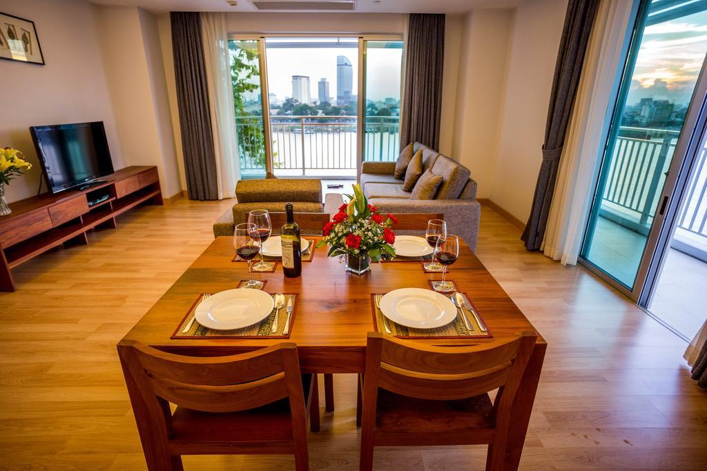 Bellevue Serviced Apartments Phnom Penh Bagian luar foto
